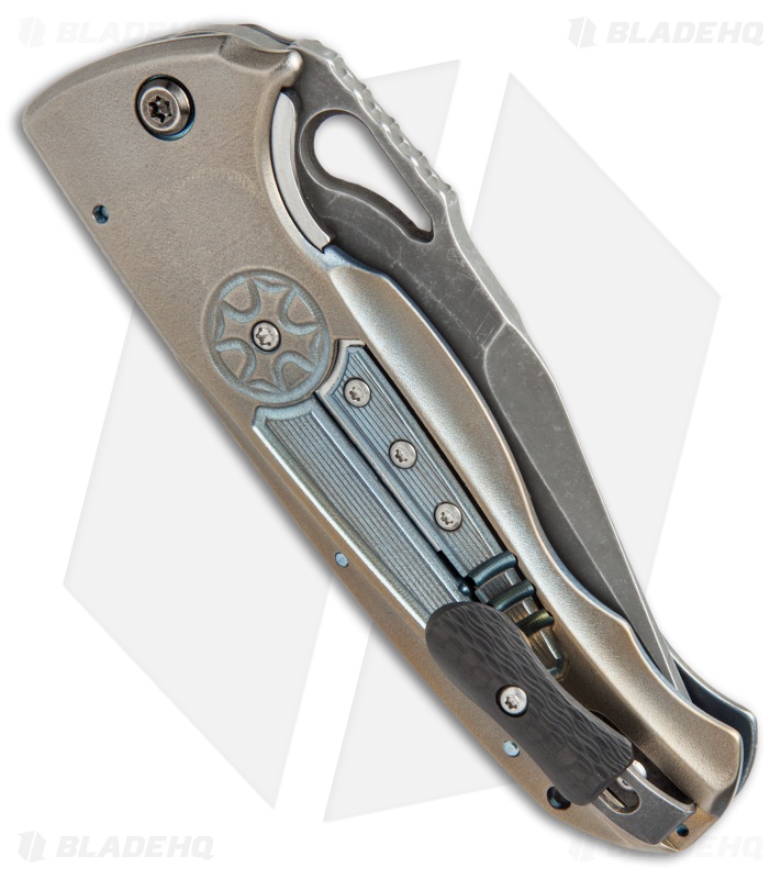 Diskin Wheel Release Custom D/A  Automatic Knife Bronze Titanium (3.625" BB SW)