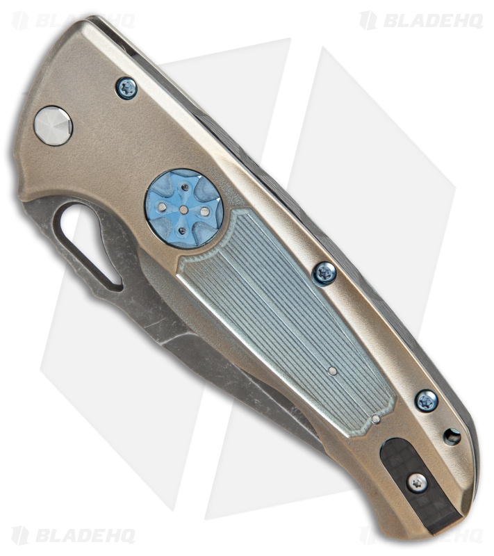 Diskin Wheel Release Custom D/A  Automatic Knife Bronze Titanium (3.625" BB SW)
