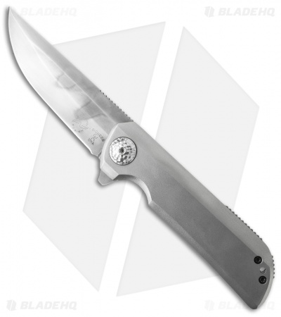 McNees + Liong Mah Design Warrior One Titanium Flipper (3.875" Hamon)