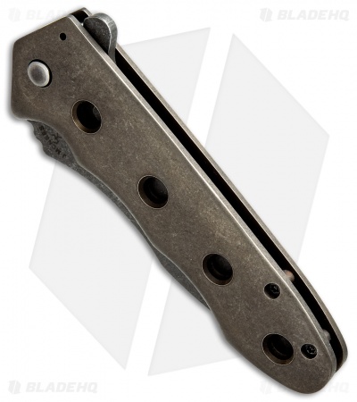 McNees Custom Skybolt Frame Lock Knife Ti (4" Black SW)