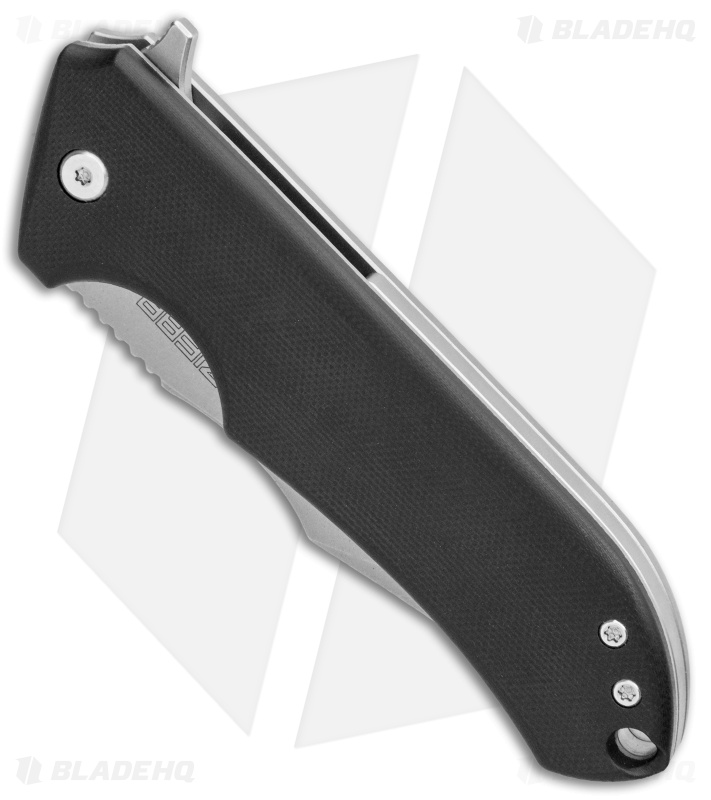 Zieba Knives S3 Frame Lock Knife Black G10 (3.4" Stonewash) Blade HQ