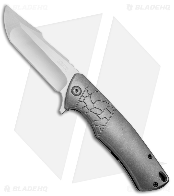 Zieba Knives S4 Angry Bird Flipper Frame Lock Knife (3.625" Satin)