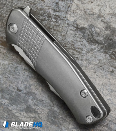 Zieba Knives S2 Mini Frame Lock Knife Titanium (2.5" Satin)