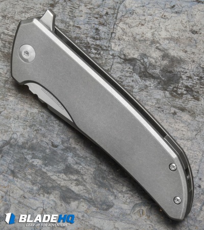 Zieba/NCC Knives Bold Frame Lock Knife Titanium (3.5" Satin) 