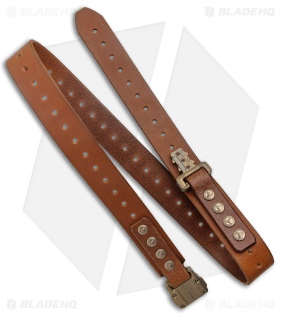 Microtech Marfione Custom Apis Brown Water Leather Buffalo Bronze Ti