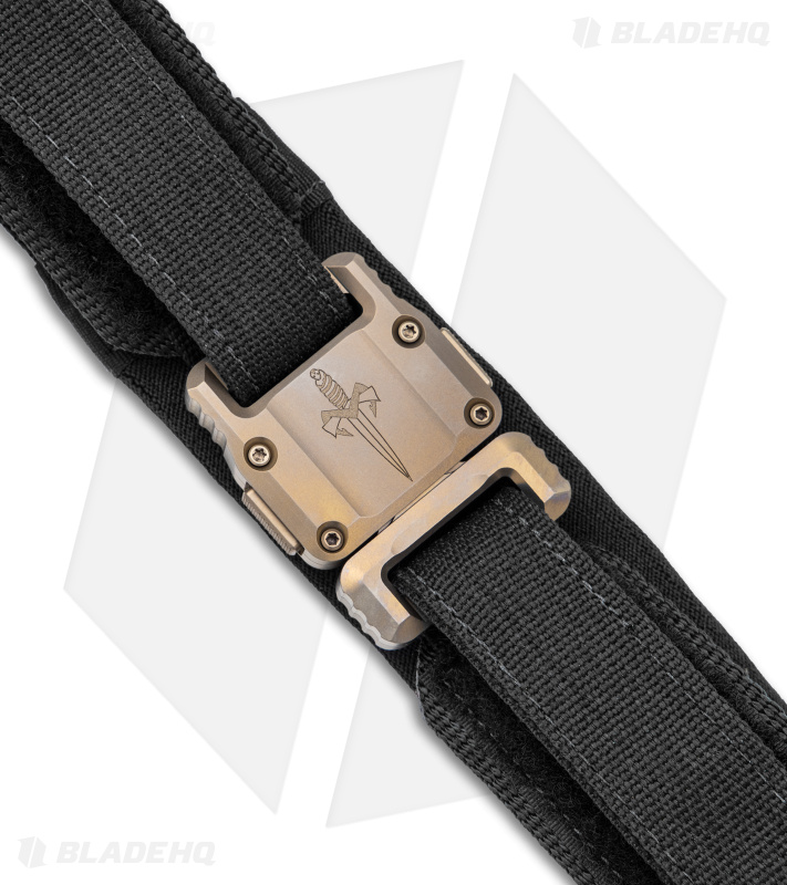 Microtech Marfione Custom Apis Tactical Belt Black Ti 91-BKTTI-40