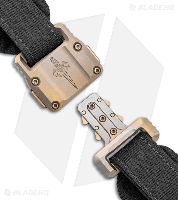 Microtech Marfione Custom Apis Tactical Belt Black Ti 91-BKTTI-40