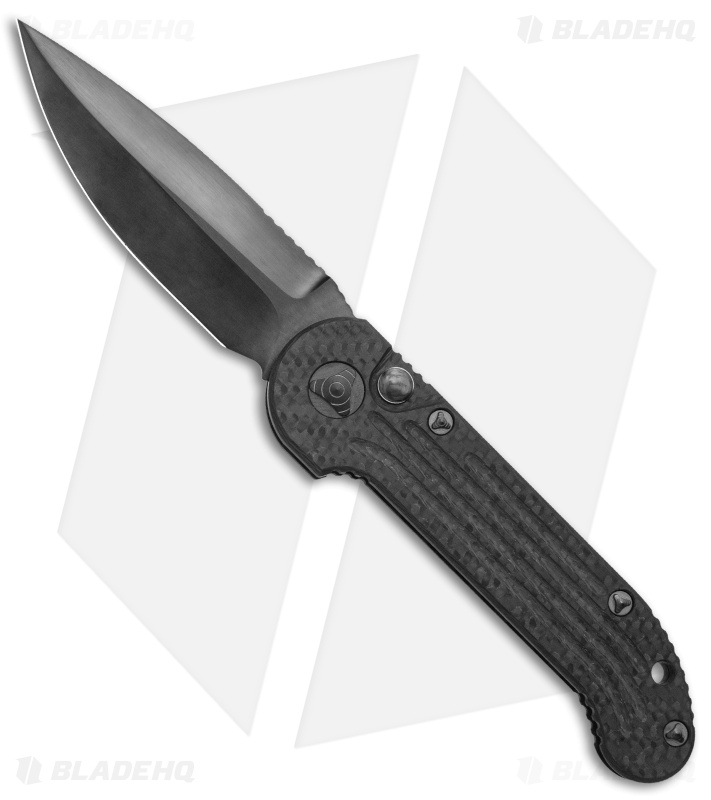 Microtech Marfione Custom LUDT Auto Knife Carbon Fiber (3.3" DLC M390)