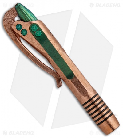 Microtech Marfione Custom Siphon II Copper w/ Antique Green Hardware