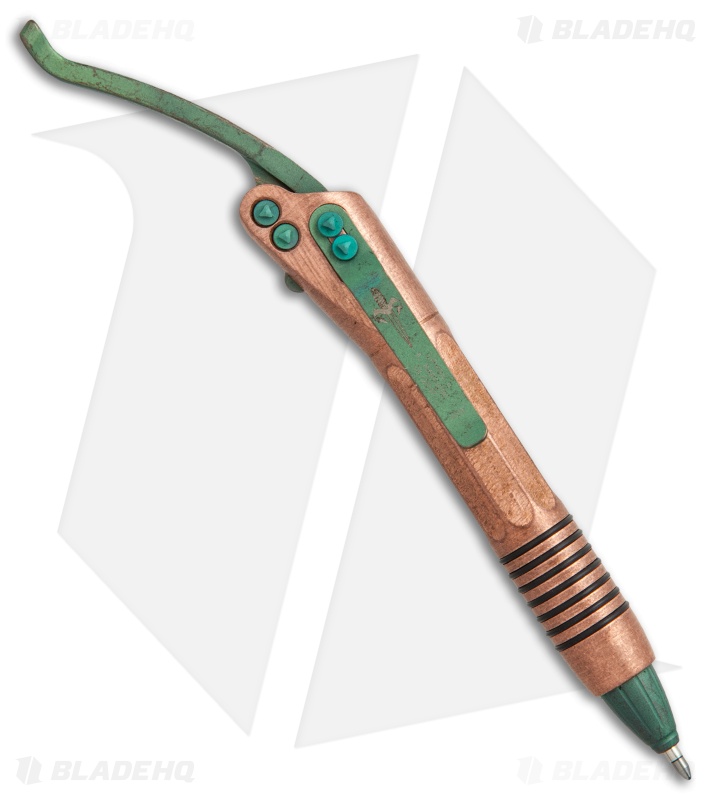 Microtech Marfione Custom Siphon II Copper w/ Antique Green