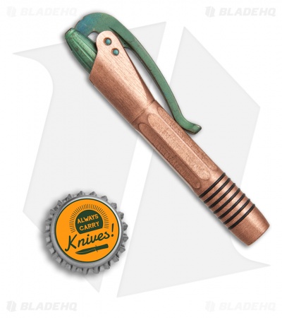 Microtech Marfione Custom  Siphon II Copper w/ Antique Green