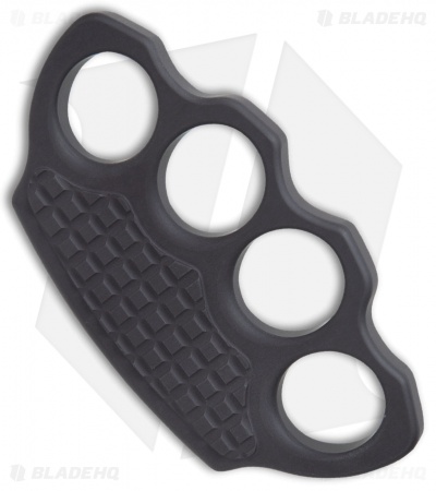 Microtech Marfione Hand Tank Four-Finger Knuckle Paperweight Ano Alloy (Black)