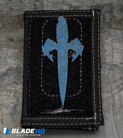 Marfione Custom Assailant Credit Card Knife Black SW Titanium & Bi-Fold Wallet 