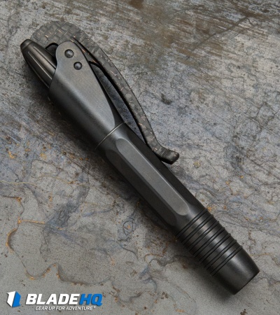 Microtech Marfione Custom Siphon Pen Black DLC Titanium + LSCF Lever