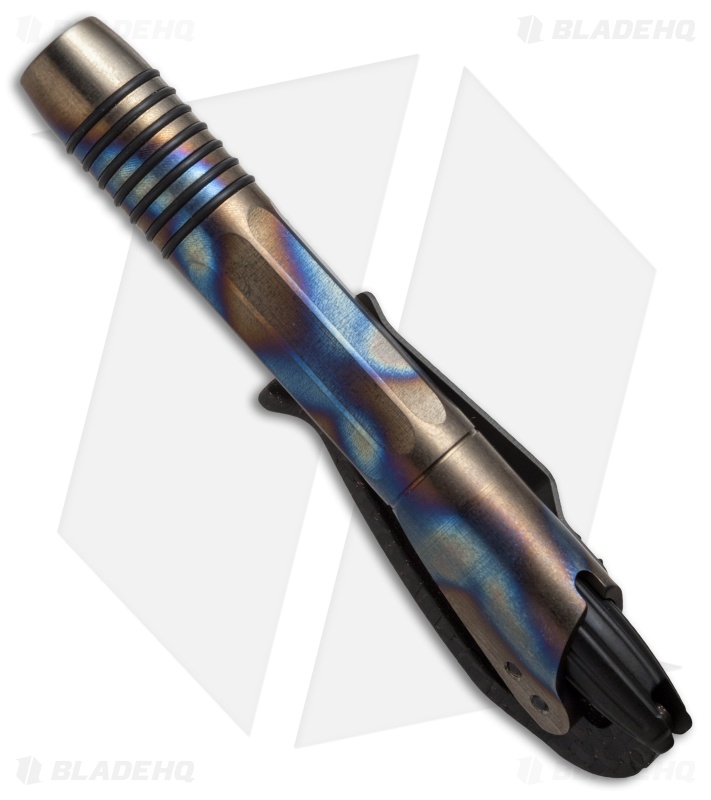 Marfione Custom Microtech Siphon II Flamed Ti w/ LSCF Lever