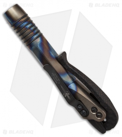 Marfione Custom Microtech Siphon II Flamed Ti w/ LSCF Lever