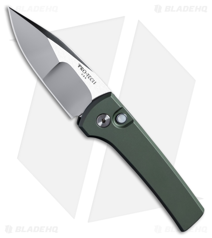 Pro-Tech Chavez Scapegoat Compact Automatic Knife Green (3.2" Mike Irie Mirror)