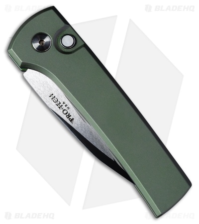 Pro-Tech Chavez Scapegoat Compact Automatic Knife Green (3.2" Mike Irie Mirror)