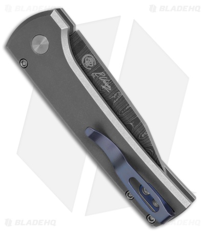 Pro-Tech Chavez Scapegoat Compact Automatic Knife SW 17-4 (3.00" Damascus)