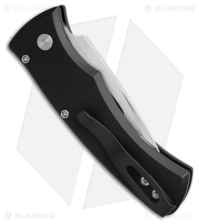 Pro-Tech Custom Duke Automatic Knife Black Aluminum (2.7" Two-Tone)
