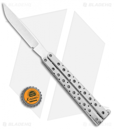 Nathan Dewey Custom Deviant Balisong Butterfly Knife (4.5"  Satin)