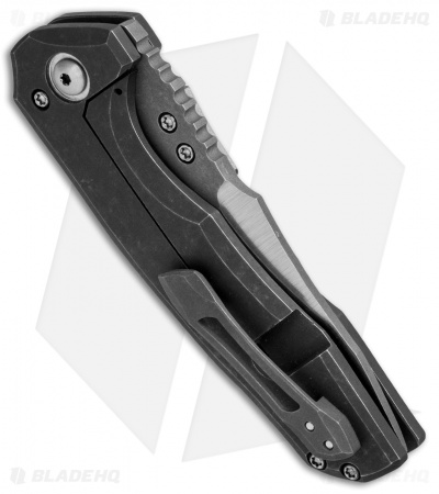 Nova Blades Custom Tombstone Frame Lock Knife Titanium (3.4" Satin/SW)