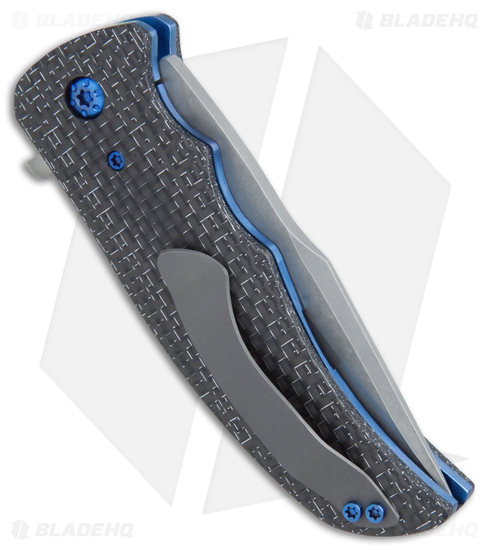 O'Hare Knives Rogue Custom Flipper Knife Silver LSCF (3.375" CTS-XHP