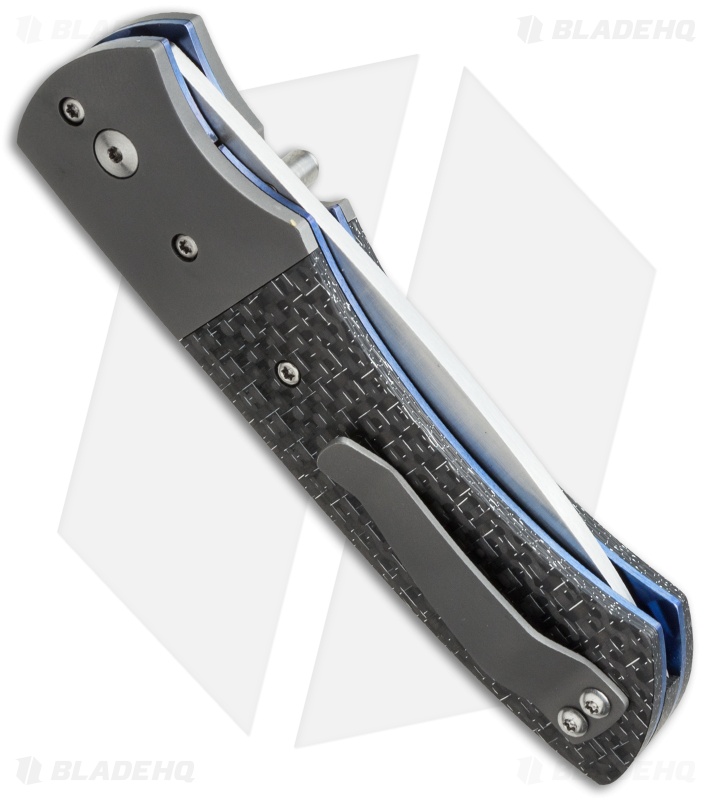 O'Hare Knives Orion Liner Lock Knife Silver LSCF (3.25" Satin)