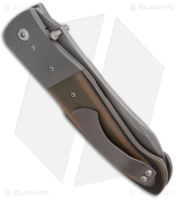 O'Hare Knives Rubicon Liner Lock Knife Camo G-10 (4" Stonewash)