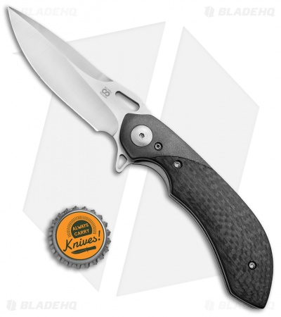 Olamic Cutlery Wayfarer Compact Flipper Knife CF/Zirc (3.5" Polish) WC334