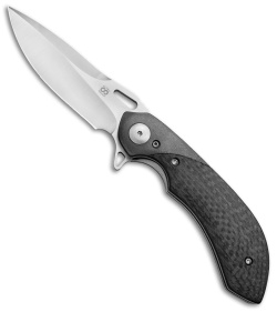 Olamic Cutlery Wayfarer Compact Flipper Knife CF/Zirc (3.5" Polish) WC334