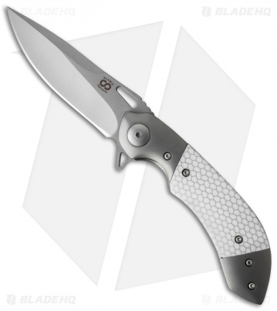 Olamic Cutlery Wayfarer Compact Flipper Knife C-Tek/Ti (3.5" Matte) WC192