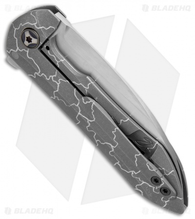 Peter Rassenti Custom Druid Frame Lock Knife Desert Floor Titanium (3.5" Satin)