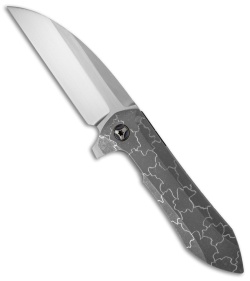 Peter Rassenti Custom Druid Frame Lock Knife Desert Floor Titanium (3.5" Satin)