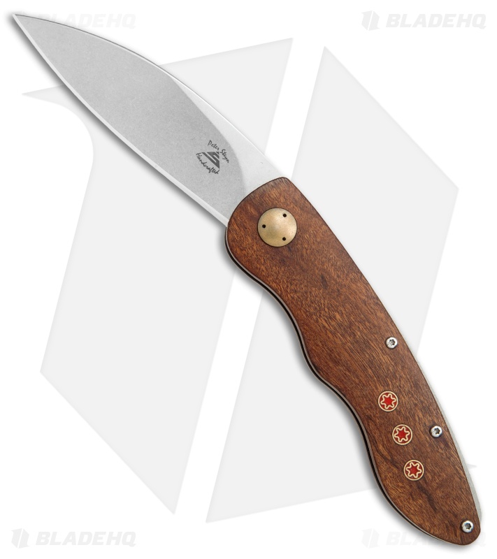 Peter Steyn Custom Slip Joint Knife Desert Ironwood (3.25" Stonewash)