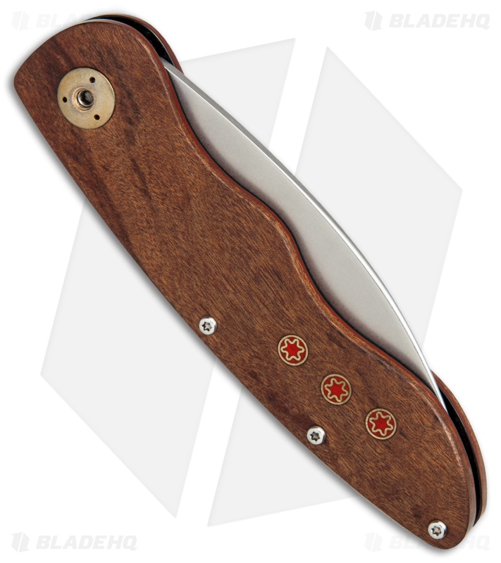 Peter Steyn Custom Slip Joint Knife Desert Ironwood (3.25" Stonewash)