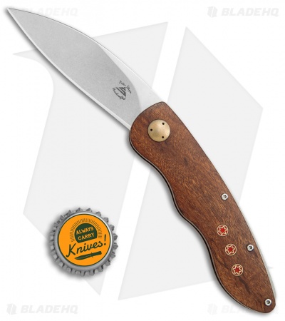 Peter Steyn Custom Slip Joint Knife Desert Ironwood (3.25" Stonewash)