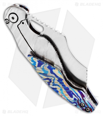 Phantom Steelworks One-Off Skin Walker Knife Timascus (3.25" Satin)