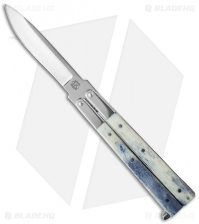 RD Nolen Knives Custom Balisong Knife Bone Handles (4" Polish)