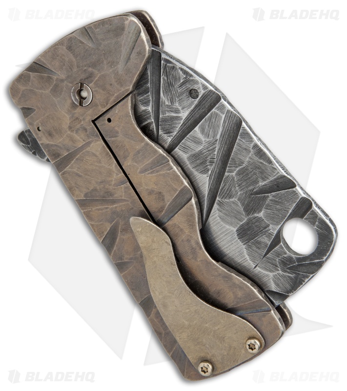 RichMade Knives Zombie Killer Frame Lock Bronze Ti (3" A-2) RMK
