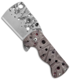 RichMade Knives Zombie Killer Frame Lock Purple Ti (3.25" 440C Chisel) RMK