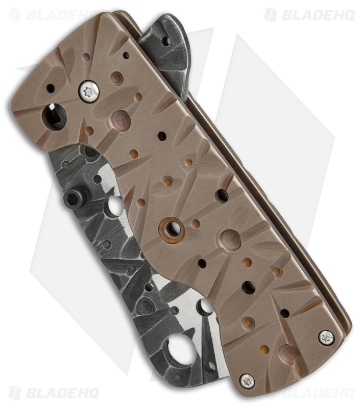 RichMade Knives Fat Zombie Killer Frame Lock Bronzed Ti (3.5" Two-Tone) RMK