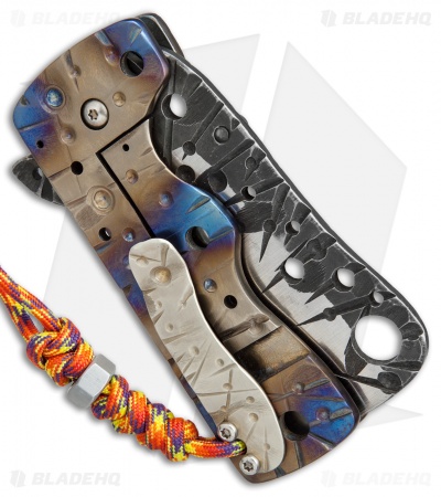 RichMade Knives Medium Zombie Killer Frame Lock Heat Ti (3.375" Two-Tone) RMK