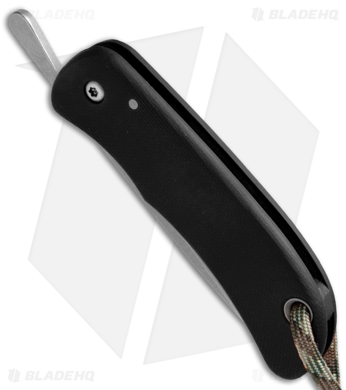 Sakman Pointer Friction Lock Knife Black G-10 (3" Stonewash) 