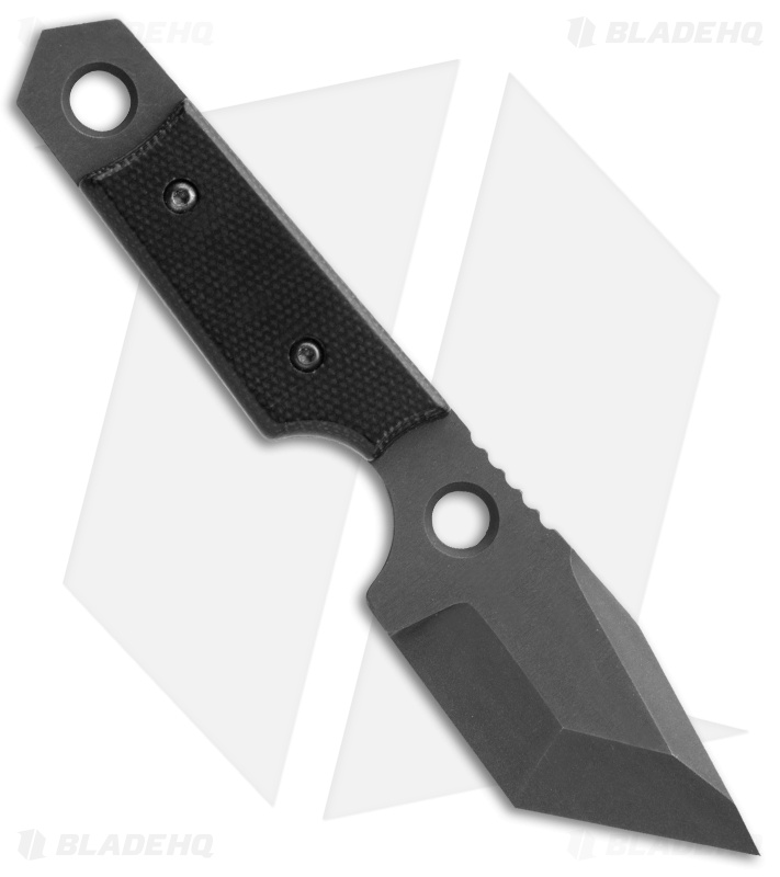 Sam Eddleman Tanto Dashi Gen 2 Neck Knife Orange G-10 (2" Acid Wash)