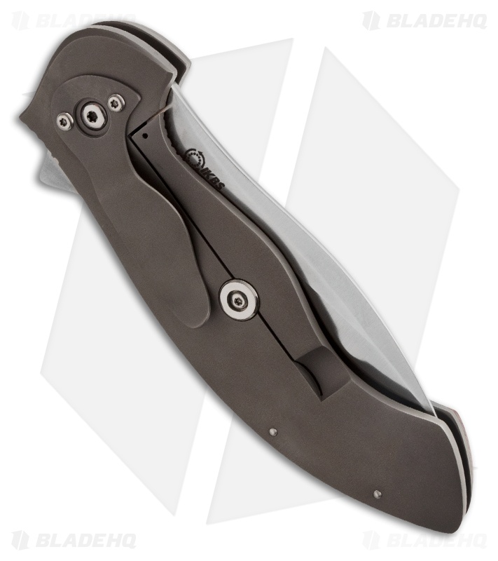 Scot Matsuoka Custom Manu Frame Lock Knife Micarta (3.5" Satin)