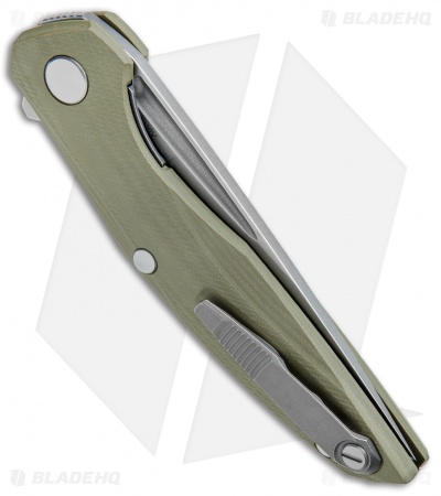 Shirogorov 111 Liner Lock Knife OD Green G-10 (4.25