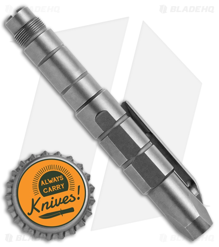 Shirogorov V2 Titanium Tool Pen (Stonewash)