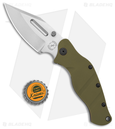 Sniper Bladeworks LPC Frame Knife OD Green G-10 - Blade HQ