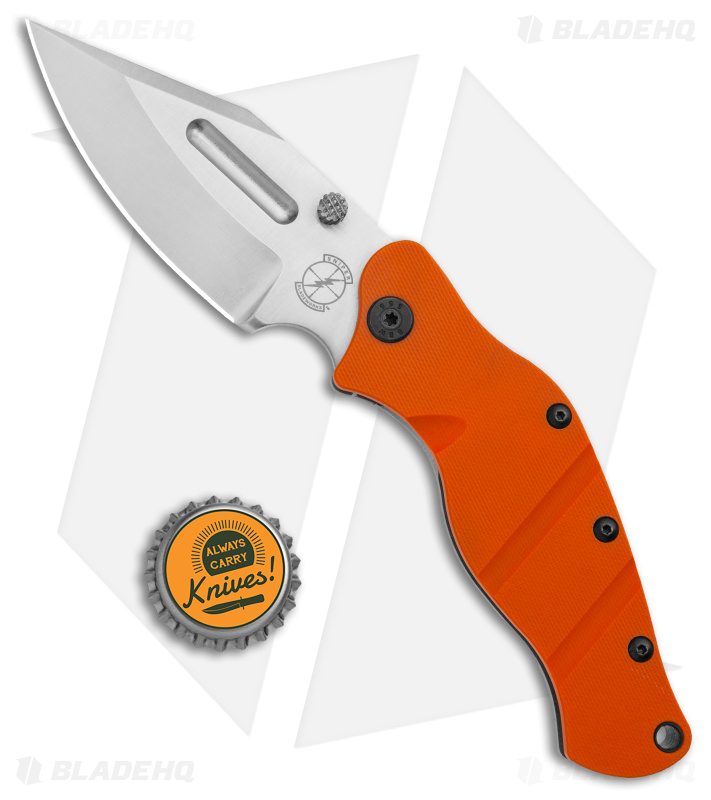 Sniper Bladeworks LPC Frame Knife Orange G-10 - Blade HQ